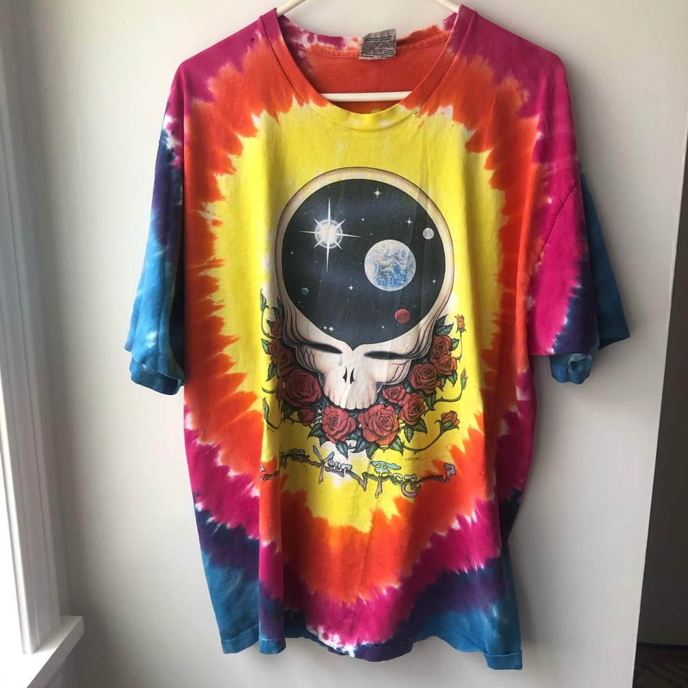 Liquid Blue 1990’s Grateful Dead tie dye t-shirt